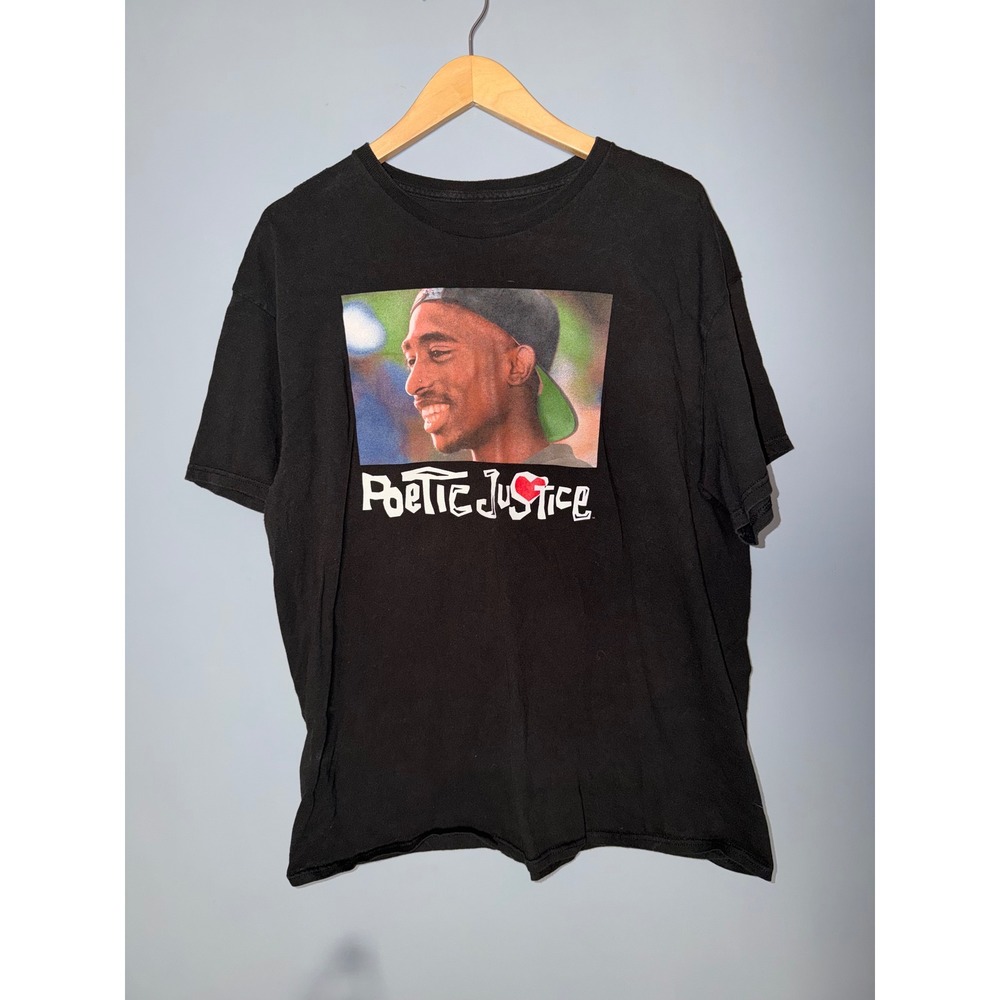 Ripple Junction Poetic Justice Tupac Shakur Graphic T Shirt XL Black‎ 2019
